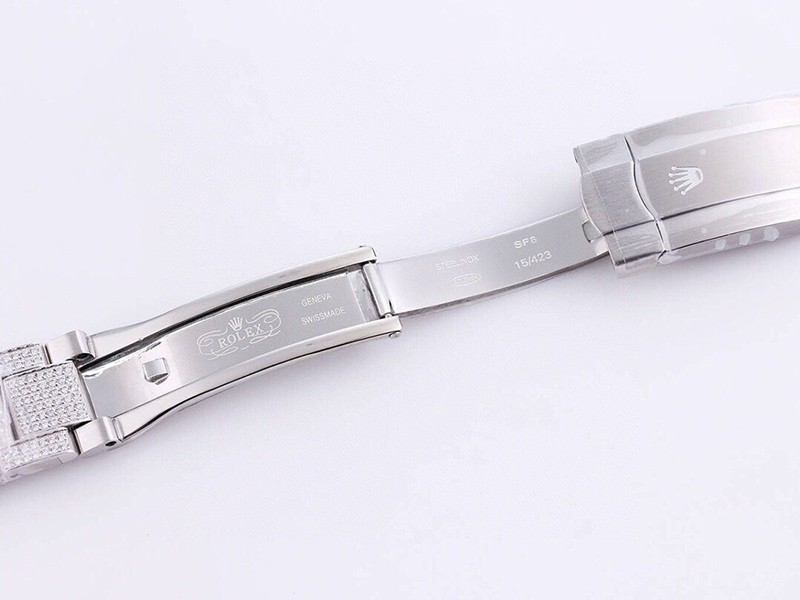 【限定カラー】 ロレックス 時計 スーパーコピー オイスターパーペチュアル 41  オレンジ系 全面ダイヤ メンズ roz15094代引きを販売