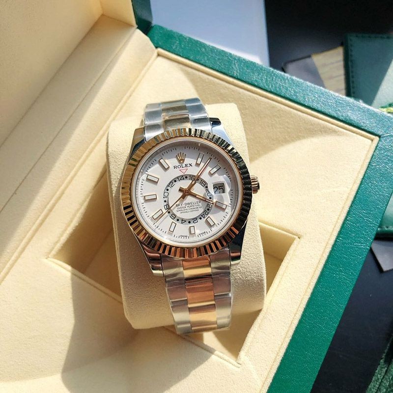 21AW新作 ロレックス コピー スカイドゥエラー 42MM 自動巻き roz56946激安送料無料