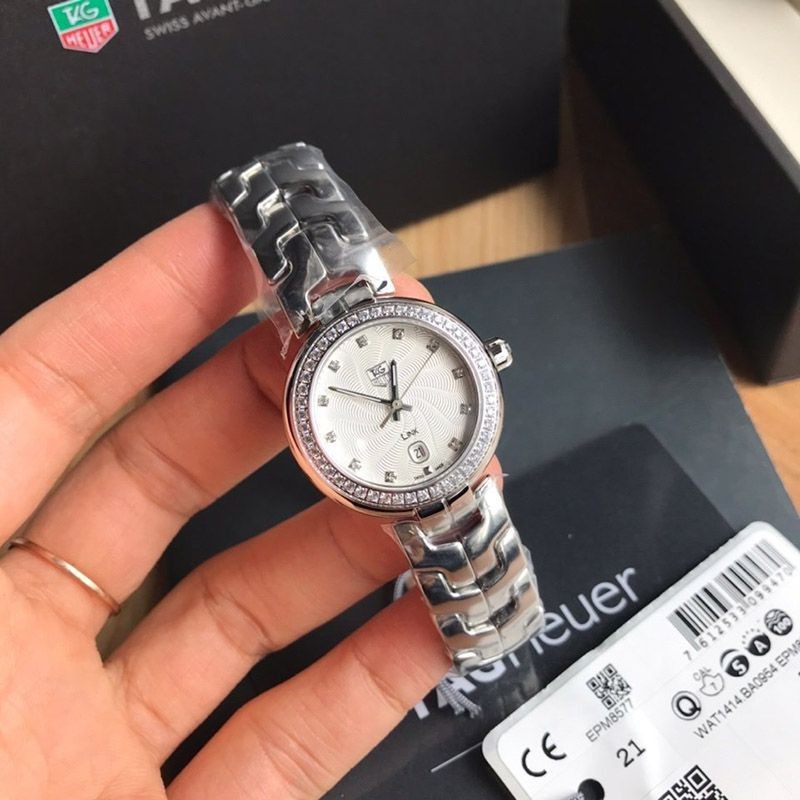 21AW新作 タグホイヤー リンク 偽物 29MM レディWAT1414.BA0954高い品質