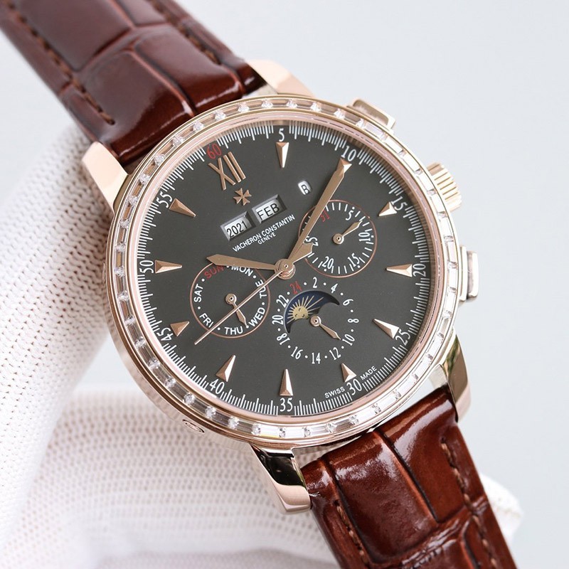 日本未入荷 ヴァシュロンコンスタンタン マルタ 偽物 クロノグラフ vad77455高い品質