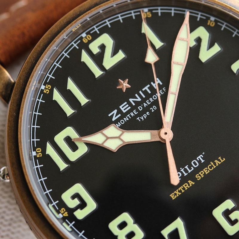 大人気!!新色ゼニス パイロットタイプ20 コピー エクストラスペシャル45mm zem81627激安送料無料