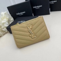 高品質のサンローランモノグラム ツーピースジッパー財布 06623