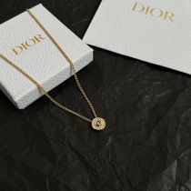最新可愛いのディオールジュエリーネックレスコピーヴィンテージ真鍮素材 420730