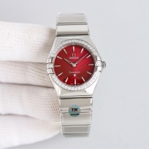 新製品発売：オメガ コンステレーションシリーズ 28mm 女性用クォーツ腕時計 129455