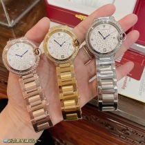 カルティエ2026新作超絶の36mmスチールベルト女性コピー時計 132330