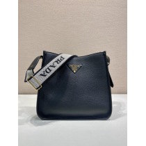 プラダコピーブラックファブリックワイン個性的偽物トートバッグ 1BC073-2