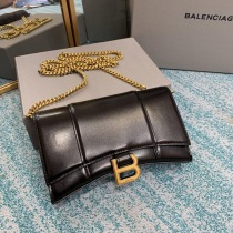 秋冬新作 バレンシアガ アワーグラス コピーシェイプ Smallトップハンドルバッグ bac86116