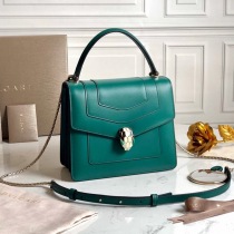 《大人気》【ブルガリ コピー】新色! SERPENTI FOREVER ナッパ ハンドバッグ Buh54789