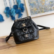 完売必至シャネル バックパック 偽物 リュック ブラック sha33645
