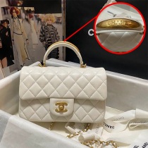 シャネル トップハンドル ミニフラップバック 偽物 she17495