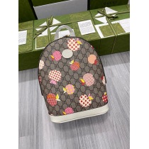 グッチ レ ポム スモール バックパック偽物 ベージュ アップルgg210820006