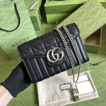 超希少！グッチ GGマーモントマテラセミニバッグ 偽物 guq74963