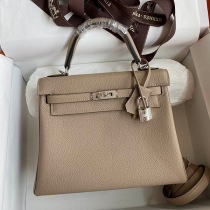 エルメス ケリー コピー 25cm 内縫い タッチ シルバー金具 erg41646