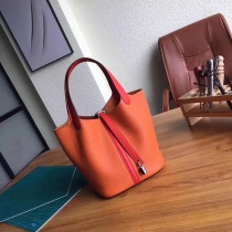 ★関税/送料込★エルメス ピコタンロック偽物 PM 18シルバー金具 eri16670