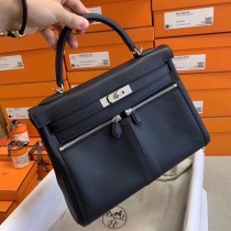 人気No1エルメス ケリー 偽物 32cm 内縫トゴ シルバー金具 ern00792