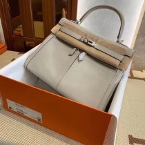 超希少！エルメス ケリー 偽物 32cm 内縫トゴ シルバー金具 erp94746