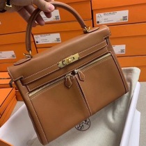 《大人気》エルメス 偽物 ケリー 32cm 内縫トゴ ゴールド金具 erq81099