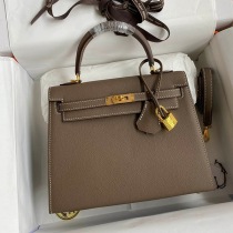 エルメス ケリー コピー 25cm 外縫い エプソン ゴールド金具 eru69745