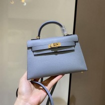 エルメス ケリーミニ2 カザック エプソン 偽物 シルバー金具 he19013