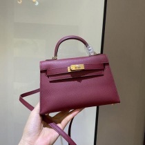 エルメス ケリーミニ2 カザック 偽物 エプソン シルバー金具he19018