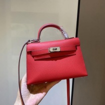 エルメス ケリーミニ2 カザック偽物 エプソン シルバー金具he1908