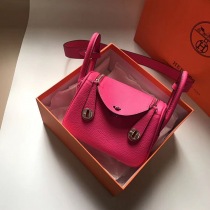 エルメス リンディ ミニ ヴェルソ スイフト偽物 シルバー金具he26039