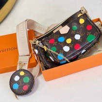 ルイヴィトン 草間彌生 ミュルティポシェットアクセソワール コピー M46385