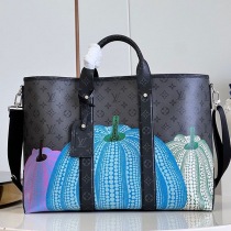 ルイヴィトン LV×YK 草間彌生 コピー ウィークエンド トートバッグ M46434