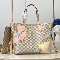 n級品 おすすめルイヴィトン 偽物 ネヴァーフルMM トートバッグ N40471