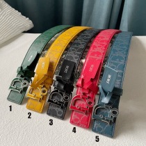 人気No1 ディオール コピー オブリーク 35mm リバーシブルベルト WORLD TOUR 5色 dem26027