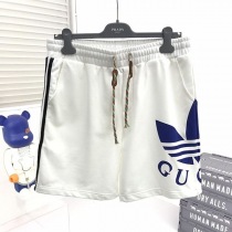 人気No1グッチ アディダス コピー トレフォイルグッチ刺繍ショートパンツ gul19394