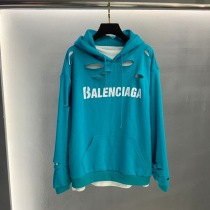 21SS新作 バレンシアガ パーカー 偽物 CAPS DESTROYED フリースフーディー 659403TKVB64661