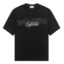 高品質 バレンシアガ シュプリーム コピー コラボ ロゴ Tシャツ bag81962