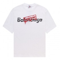 バレンシアガ シュプリーム 偽物 コラボ ロゴ Tシャツ bao76464