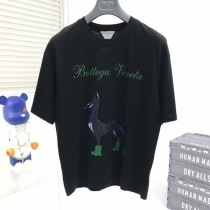 春夏新作【ボッテガヴェネタ】コントラスト ステッチ 偽物 Tシャツ bow70141