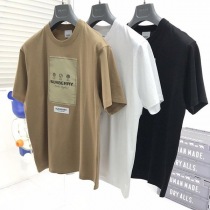 希少色バーバリー コピー ラベルアップリケ オーバーサイズTシャツ 3色 80565431