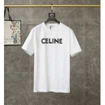 【日本未発売】セリーヌ “セリーヌ”スタッズロゴプリント Tシャツコピー Cef42914