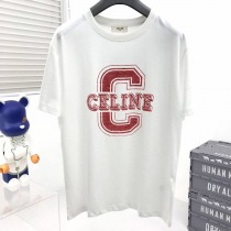 稀少セリーヌ コピー ボクシーTシャツ / コットン Cex52848