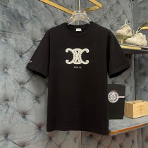 超話題!セリーヌ コットンジャージー トリオンフ 偽物 Tシャツ Cez21149