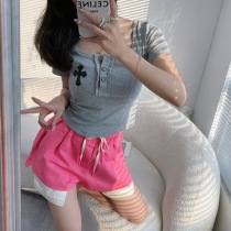完売必至 クロムハーツ 偽物 クロス セメタリー Tシャツ Kue04006