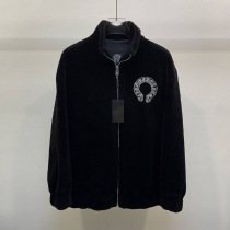 定番人気 クロムハーツ ジャケット 偽物 ロゴ ジップアップ Kue18442