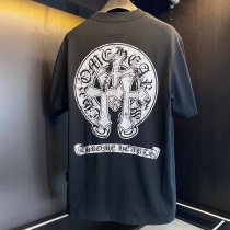 最安値挑戦クロムハーツ 偽物 Tee ホースシュー Tシャツ 黒 Kuk17309