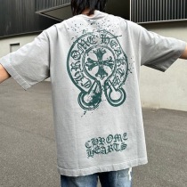 クロムハーツ ホースシュー バックプリントTシャツ コピー Kul27850