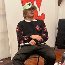 クロムハーツ MattyBoy コピー 赤リップジャカード カシミア ニット Kuu12791