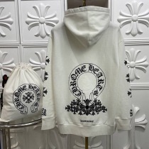 完売必至クロムハーツパーカー 偽物 ホースシュー&フローラルクロス Kuv40108