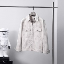 高品質♪♪♪ クロムハーツ コピー フローラルクロス デニムジャケット Kuv91203