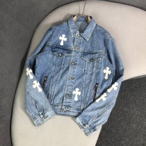 欲しい♡超限定♪クロムハーツ CH デニムジャケット 偽物 Kux64650