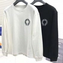 世界中で大人気♪クロムハーツ ホースシュー フローラル コピー ロンT 長袖 Kuy88929