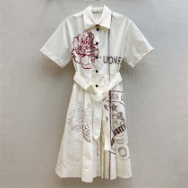 春夏新作 ディオール Toile de Jouyシャツワンピース コピー dem69139