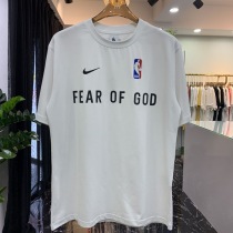 最安値挑戦フィアオブゴッド ナイキ NBA コラボ Tシャツ コピー ホワイト fiw83030